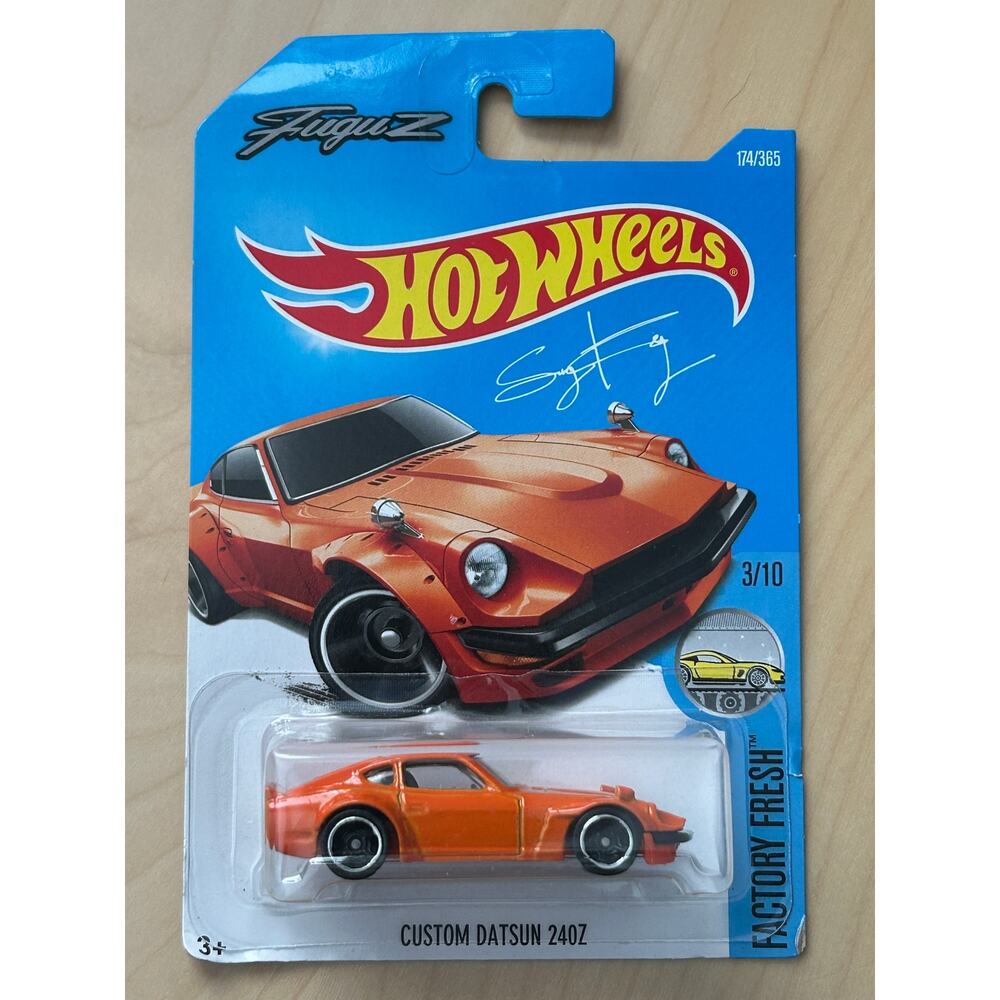 Hot Wheels Custom Datsun 240Z Orange Factory Fresh Collectible Car